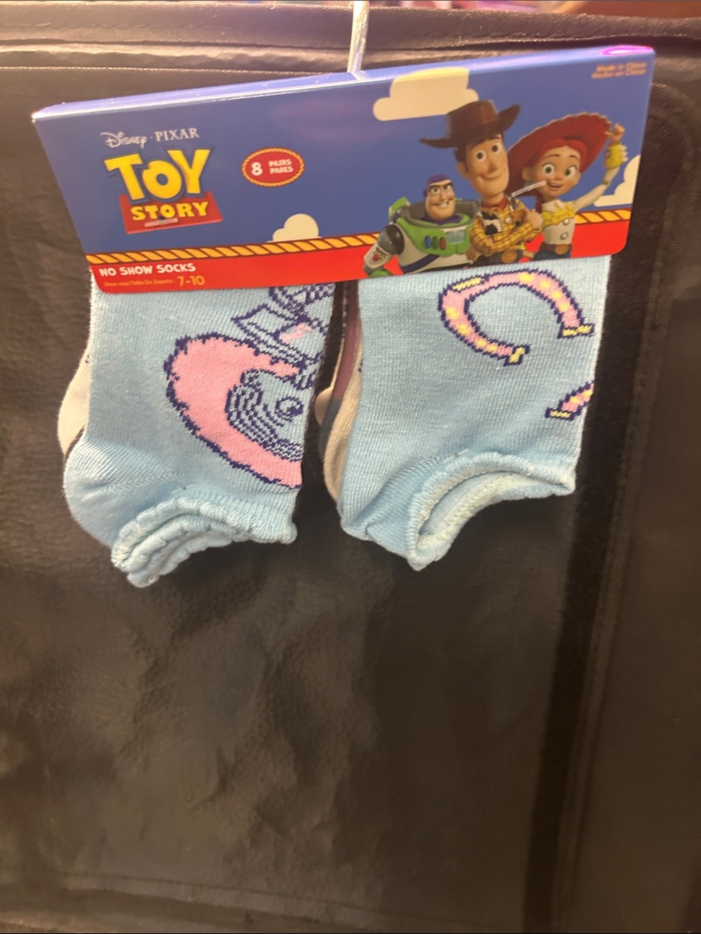 Disney Toy Story Light Blue No-Show Socks